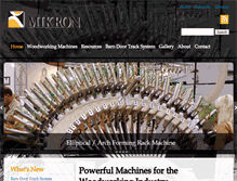 Tablet Screenshot of mikronmachinery.com